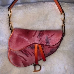 Limited edition Christian Dior saddle bag